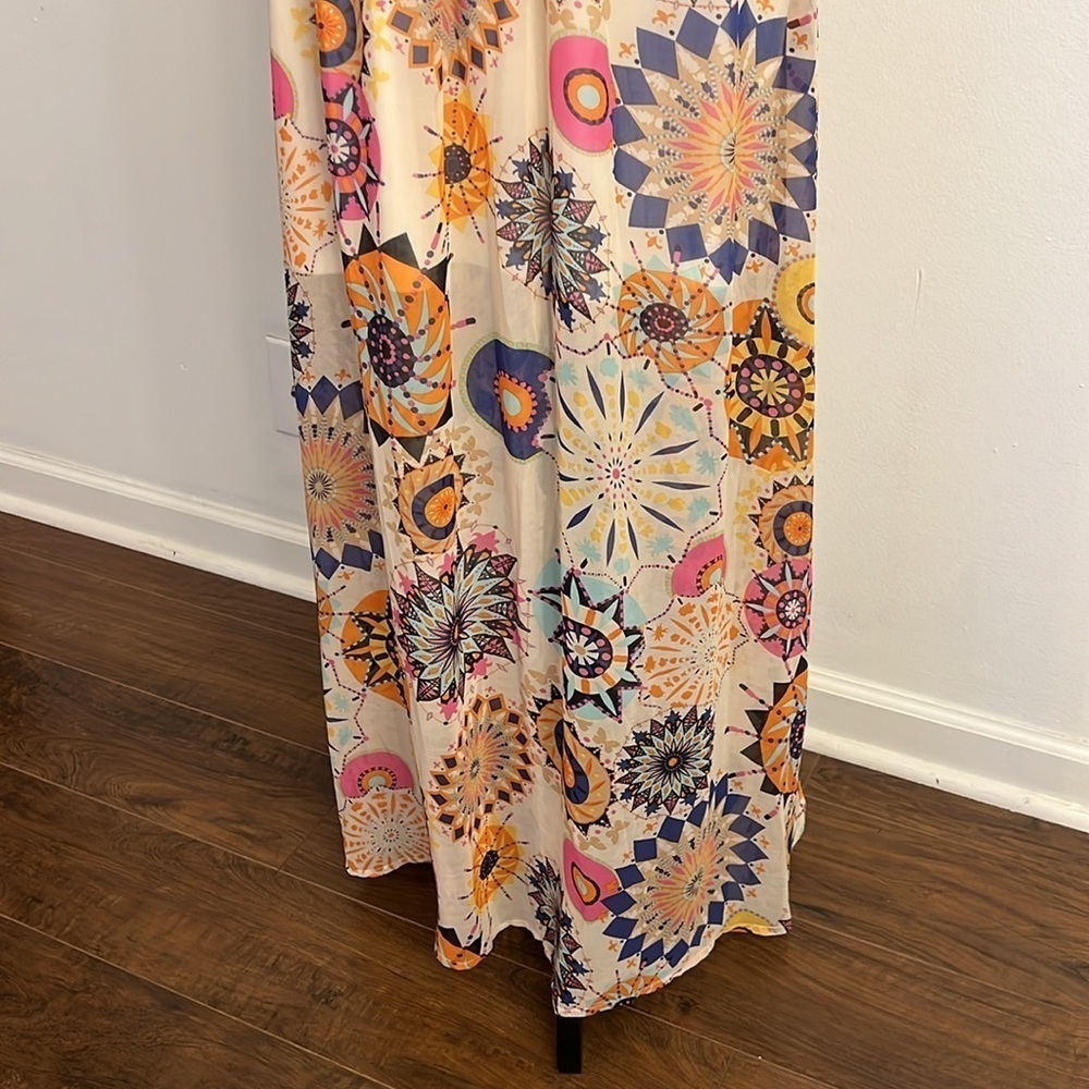 Cals Maxi Lightweight Sheer Flowy Dress , Sz. S. - Picture 4 of 13